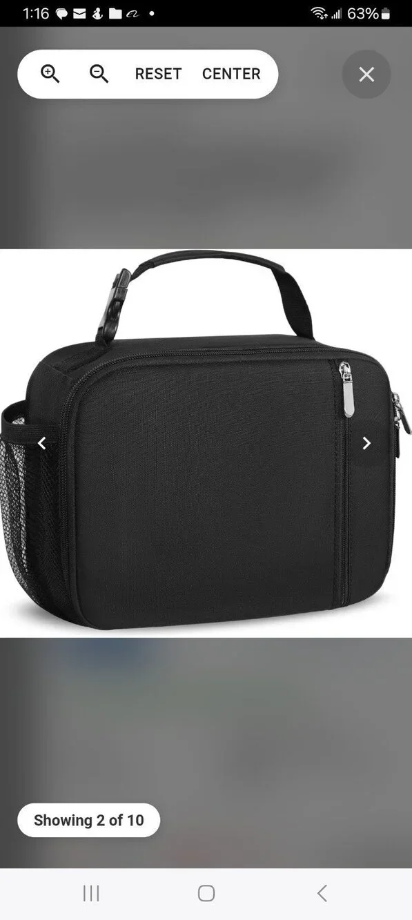 Black Lunch Box/Bag